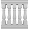 Ekena Millwork Fiberthane Oxford Balustrade Railing Kit, Style N (7 1/2" On-Center Spacing to Pass 4" Sphere Code) BALK42X036OXN - alternate 1